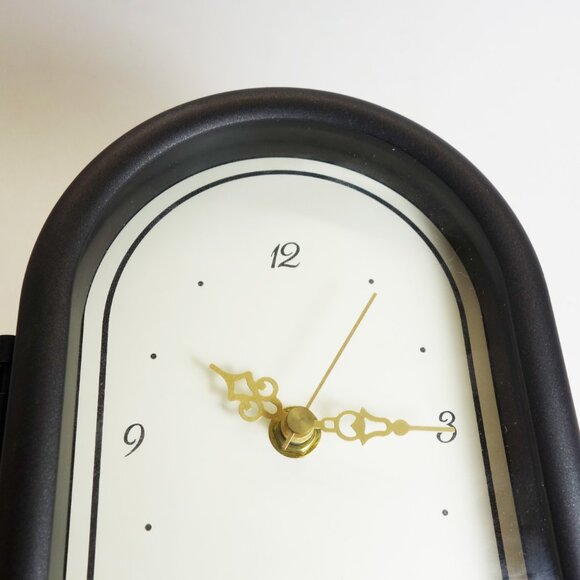 NIP! Foldable Retro Picture Frame Clock Black Nostalgia - Picture 2 of 7